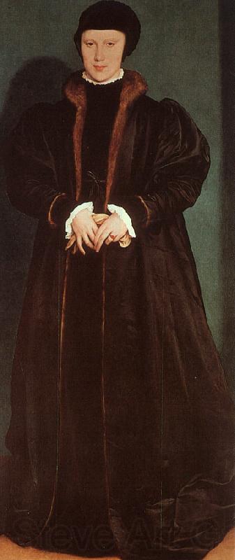 Hans Holbein Christina of Denmark Duchess of Milan Germany oil painting art